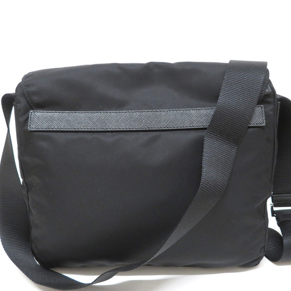 PRADA Nylon Shoulder Bag Black - Picture 2 of 5